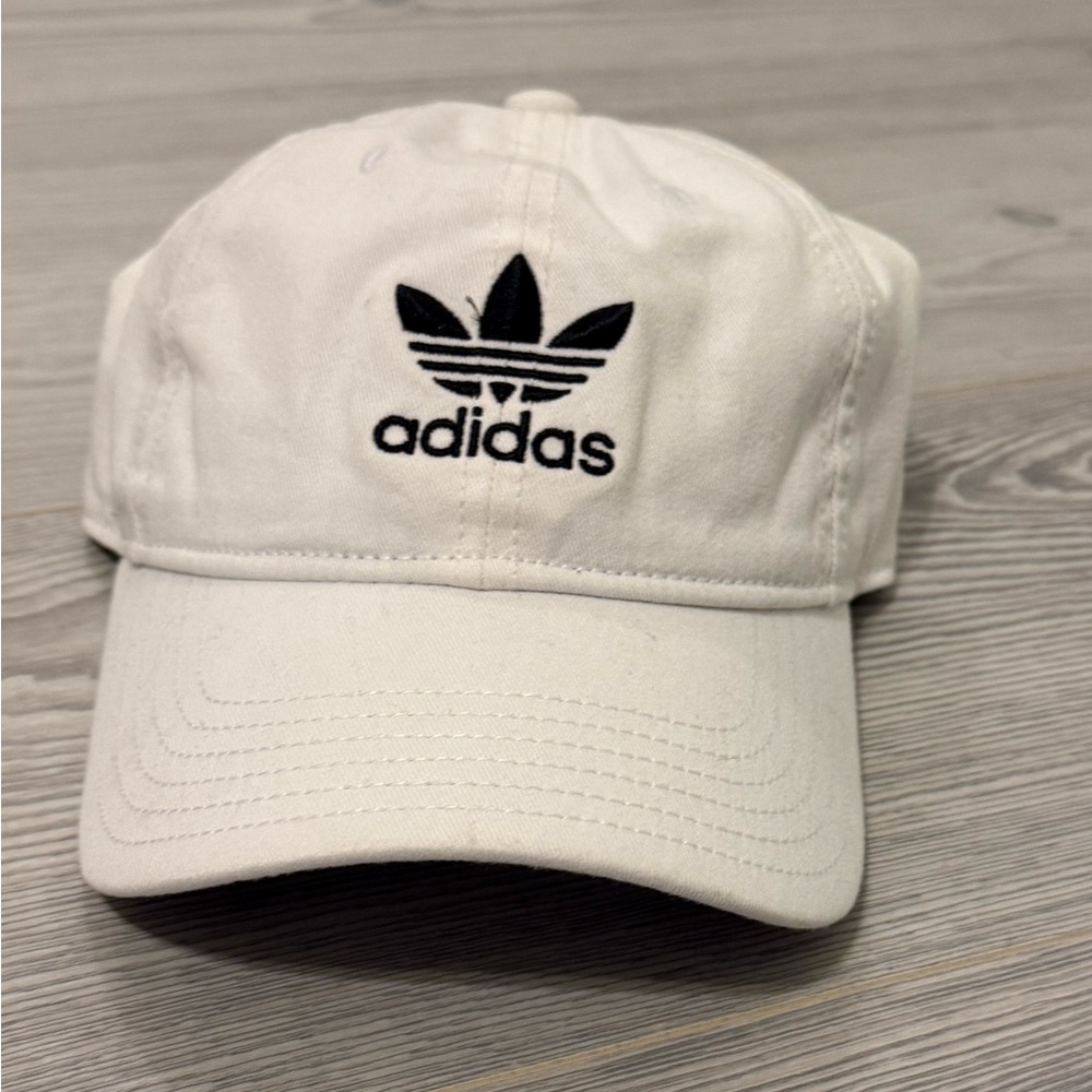 Adidas Classic White Cap with Black Logo